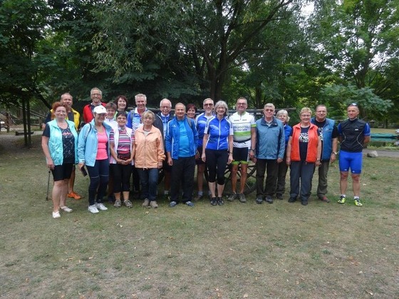 am historischen Kornspeicher in Straupitz