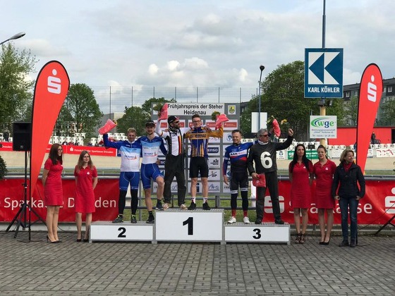 Siegerehrung B-Rennen Heidenau, Foto: Christian Passenheim