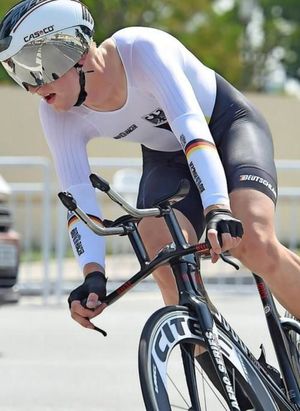 Bastian Flicke, hier bei der Straßen-WM in Doha, fühlt sich mit dem Rad sowohl auf der Straße als auch auf der Bahn wohl. Foto: Imago/img1 (Bild: 1/2)